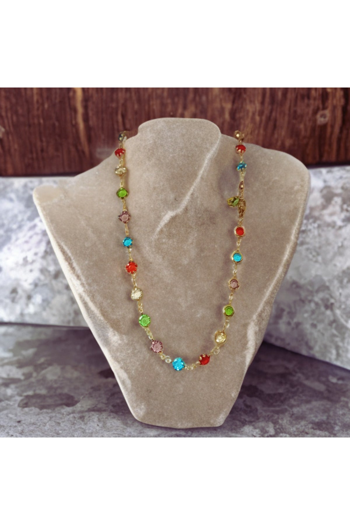 Çok Renkli Y kolye