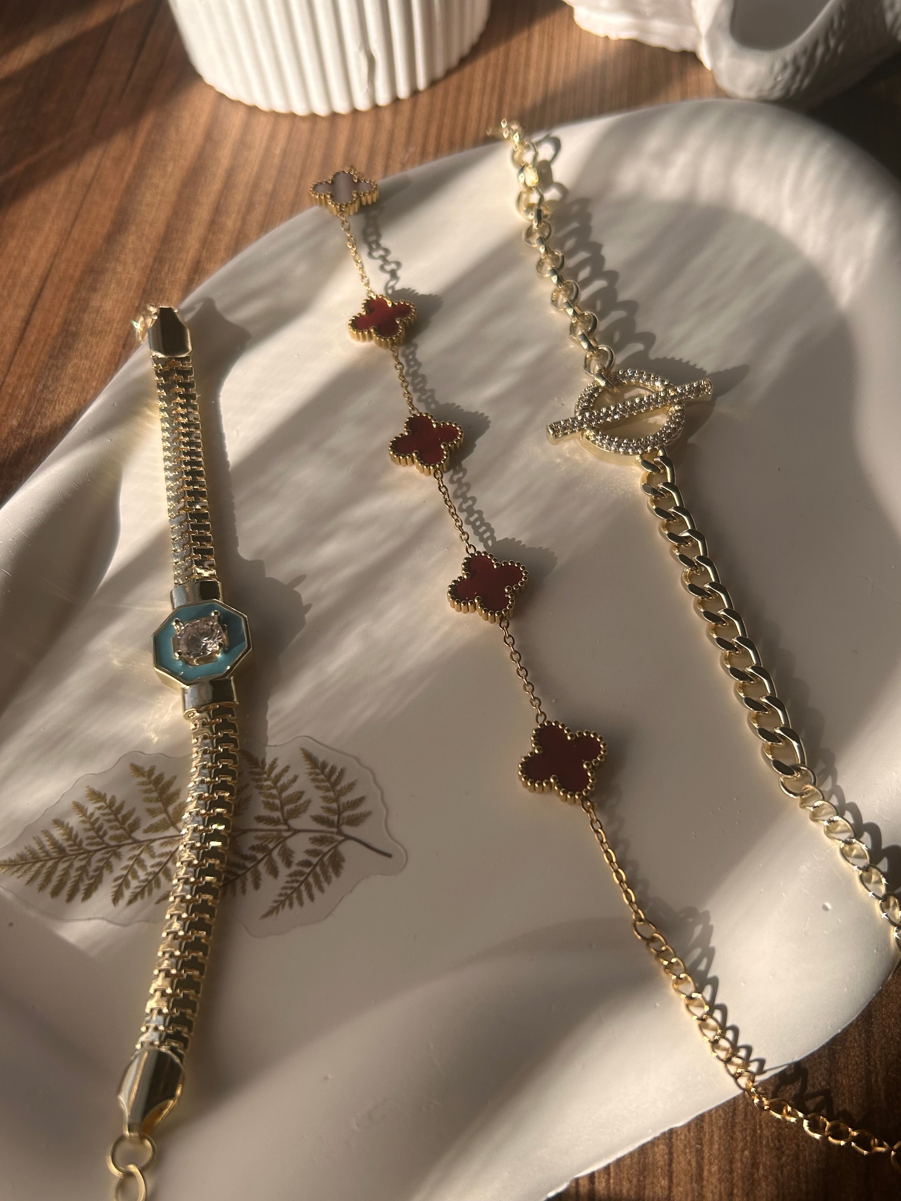 Mavi Taş Halka Bileklik