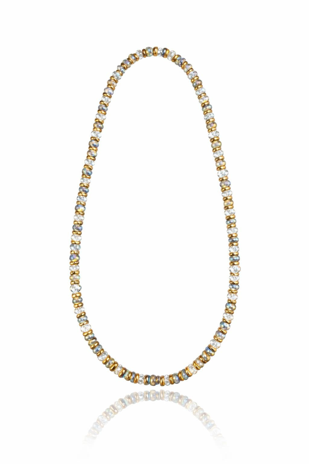 Kristal Taşlı Tasarım Kolye