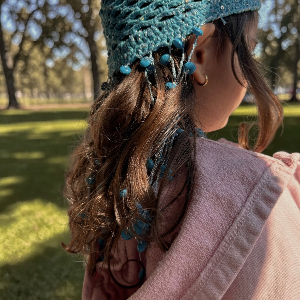 Yeni Moda İşleme-Boncuk Çocuk Bandana